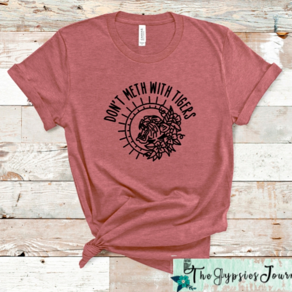 Boutique Dusty Mauve Tiget King Tshirt